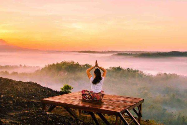 yoga in de natuur