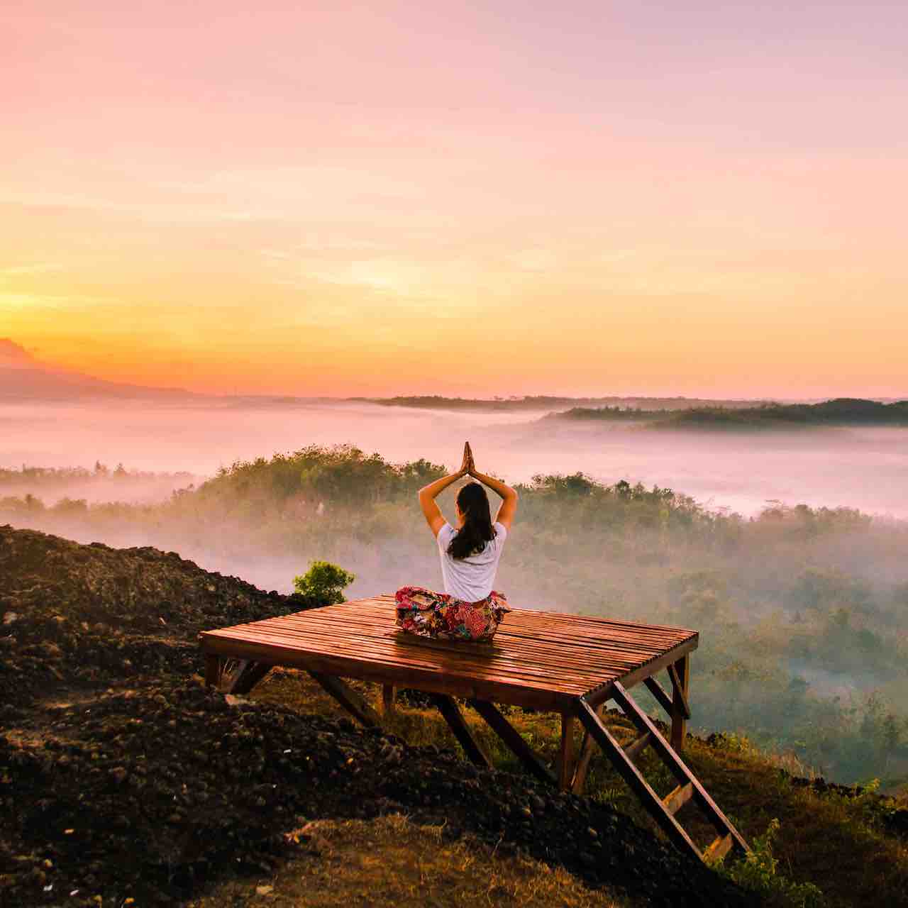 yoga in de natuur